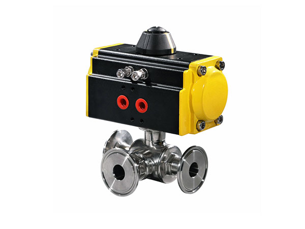 氣動(dòng)衛(wèi)生級(jí)三通球閥