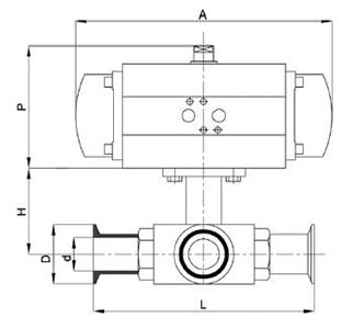 氣動(dòng)衛(wèi)生級(jí)三通球閥(圖1) 氣動(dòng)衛(wèi)生級(jí)三通球閥(圖1)